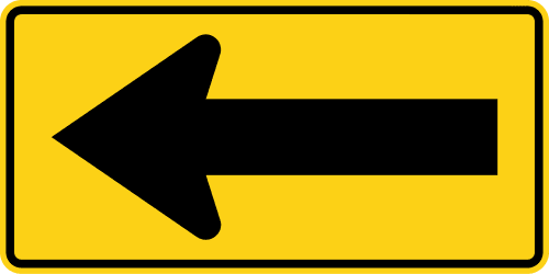 Sign referenced by the question: You're cruising along a straight stretch when this sign comes into view. What is it telling you?