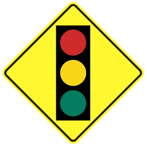 Sign referenced by the question: This road sign means: