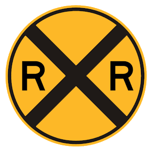 Sign referenced by the question: This sign is a warning that you are approaching:
