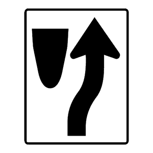 Sign referenced by the question: This road sign means: