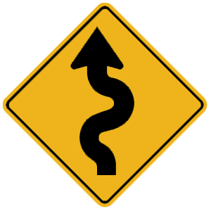 Sign referenced by the question: This sign tells you that: